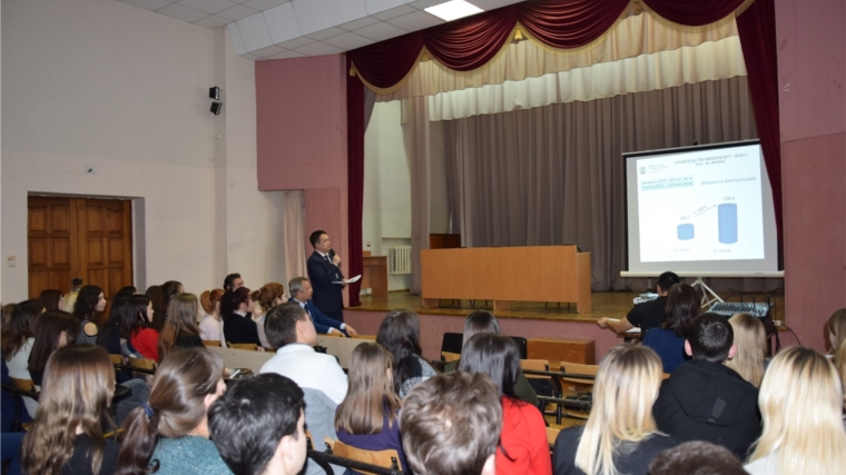 В рамках Единого информационного дня прошла конструктивная встреча со студентами Чебоксарского электромеханического колледжа