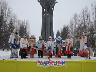 15:10 Впервые в Московском районе столицы состоялся чувашский праздник «Сурхури»