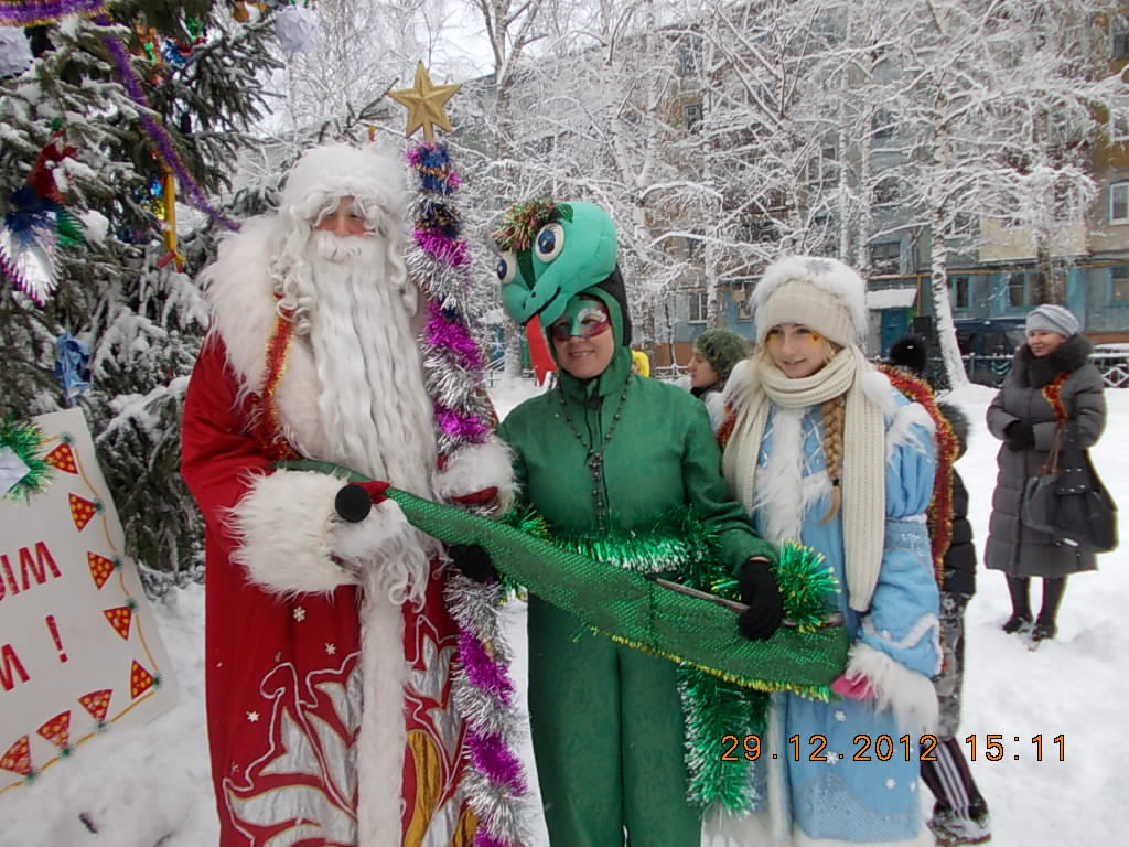 В ТОС Московского района проходят праздничные мероприятия, посвященные встрече Нового 2013 года